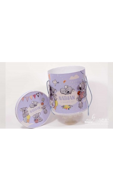 Trusou botez cu ursuleti koala si baloane colorate Koala Kid 7